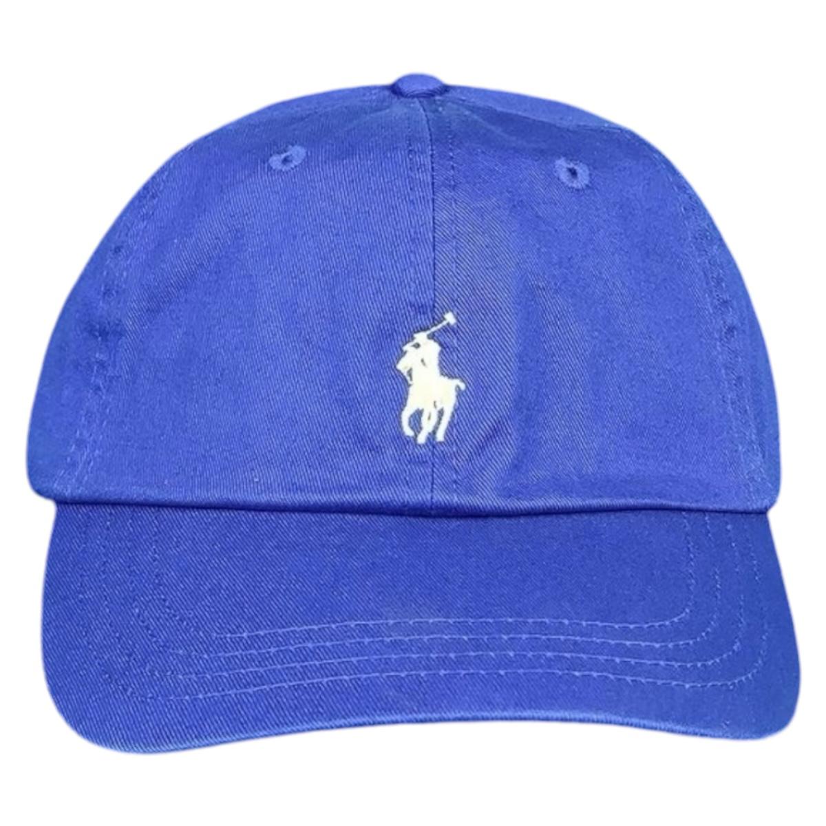 Boné Polo Ralph Lauren Polo Sport Azul Marinho / Vermelho - 100% Algodão